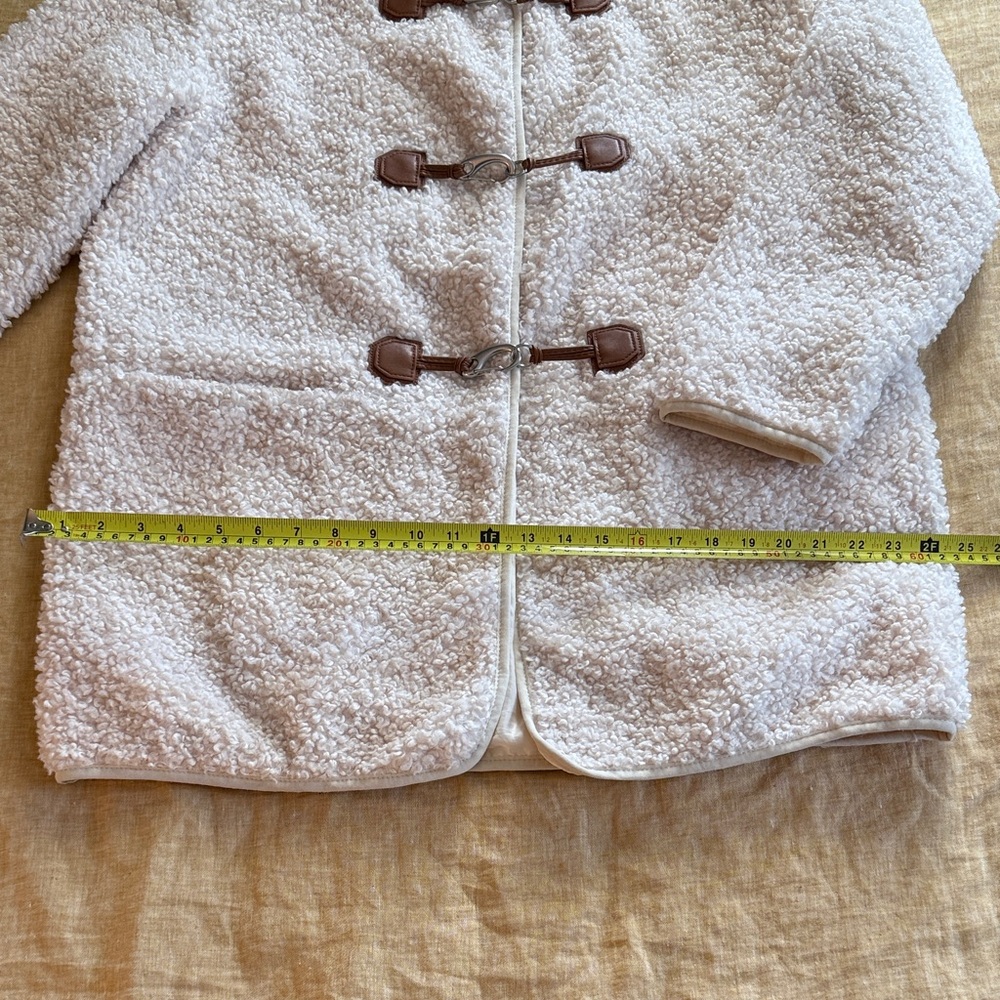 7 for all mankind toggle teddy coat - Picture 4 of 17